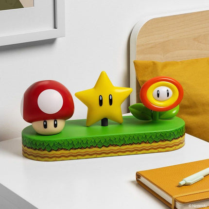 Paladone Super Mario Icons Light Φωτιστικό 30cm με Super Mushroom, Super Star & Fire Flower PP13742NN