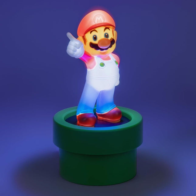 Paladone Super Mario Φωτιστικό 20cm με Φιγούρα Mario και Απαλό Φως PP3437NNV2