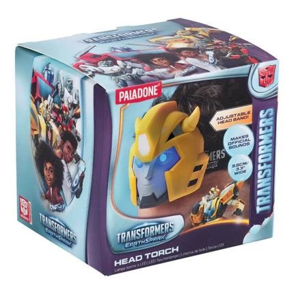 PALADONE Transformers Παιδικός Φακός Κεφαλής Bumblebee με Ήχο Μεταμόρφωσης