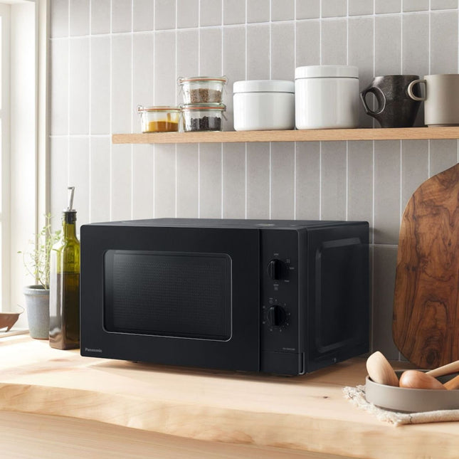 Panasonic Φούρνος Μικροκυμάτων 20L 800W με 5 Επίπεδα Ισχύος E20JWMEPG Μαύρο