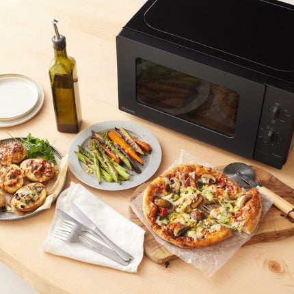 Panasonic Φούρνος Μικροκυμάτων 20L 800W με 5 Επίπεδα Ισχύος E20JWMEPG Μαύρο