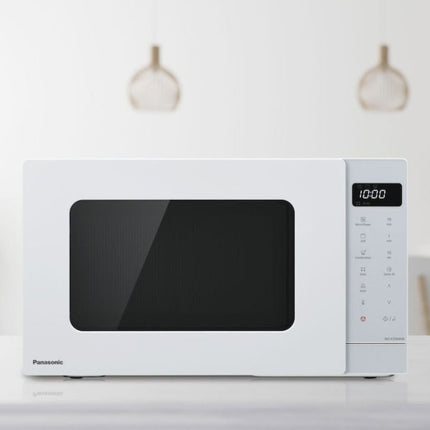 Panasonic Φούρνος Μικροκυμάτων 24L 900W με 11 Αυτόματα Προγράμματα, 3 Απόψυξης, Grill & Οθόνη LED NN-K35 Άσπρο