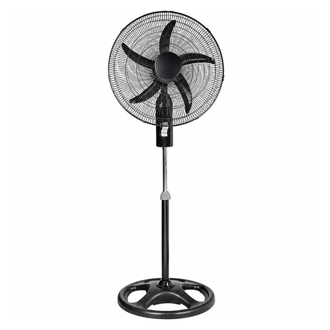 Parma Ανεμιστήρας Ορθοστάτης 100W 50cm με 3 Ταχύτητες και 5 Φτερά VS3-50 Μαύρο