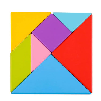 Tooky Toy Εκπαιδευτικό Ξύλινο Puzzle Τάγκραμ Λογικής & Χωροταξικής Σκέψης 3+ Ετών