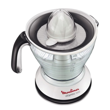 MOULINEX Vitapress Ηλεκτρικός Στίφτης 25W με Χωρητικότητα 1L, Διπλό Φίλτρο, Προστατευτικό Καπάκι & Αυτόματη Λειτουργία PC302B10