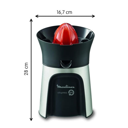 MOULINEX Ηλεκτρικός Στίφτης 100W με Χωρητικότητα 0.6L, 3 Κώνους, Anti-drip Στόμιο & Φίλτρο Πολτού PC603D10