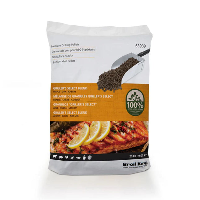 Broil King Griller’s Select Blend Φυσικά Πέλλετ Ξύλου για BBQ 9 kg 63939