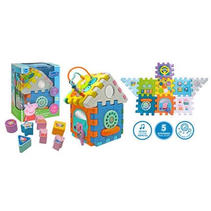 Peppa Pig Εκπαιδευτικό Σπιτάκι Δραστηριοτήτων Διαδραστικό Παιχνίδι Μάθησης & Αισθητηριακής Ανάπτυξης 18+ Μηνών