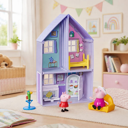Peppa Pig Το Σπίτι της Γιαγιάς και του Παππού με Φιγούρες και Αξεσουάρ 3+ Ετών