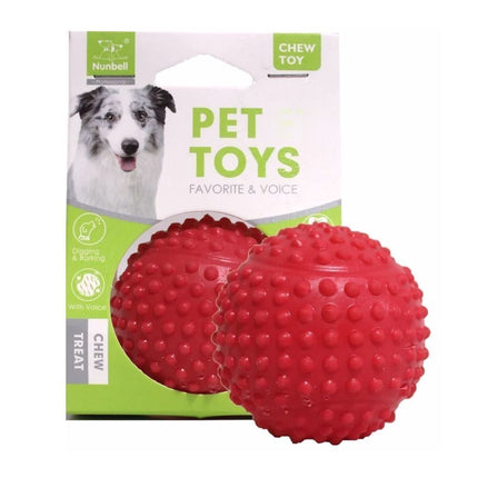 Παιχνίδι Μπάλα Σκύλου Nunbell Pet Κόκκινο