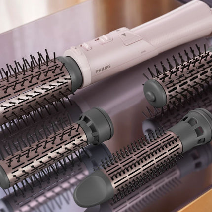 Philips Airstyler Series 7000 Περιστρεφόμενη Βούρτσα Φορμαρίσματος με Ιονισμό και Τουρμαλίνη, 4 Εξαρτήματα, Δύο Κατευθύνσεις και Ρύθμιση Care+ BHA735/00