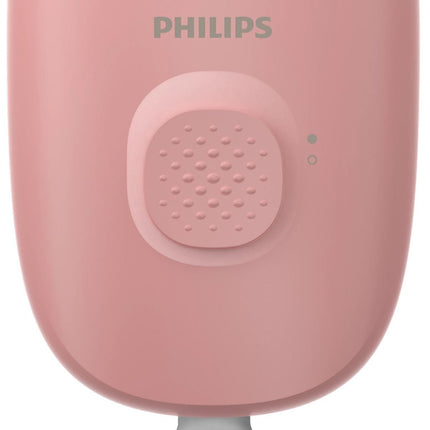 Philips Epilator Series 2000 Ενσύρματη Αποτριχωτική Συσκευή με Αντιολισθητική Λαβή, 1 Ταχύτητα & Πλενόμενη Κεφαλή BRE227/00 Ροζ
