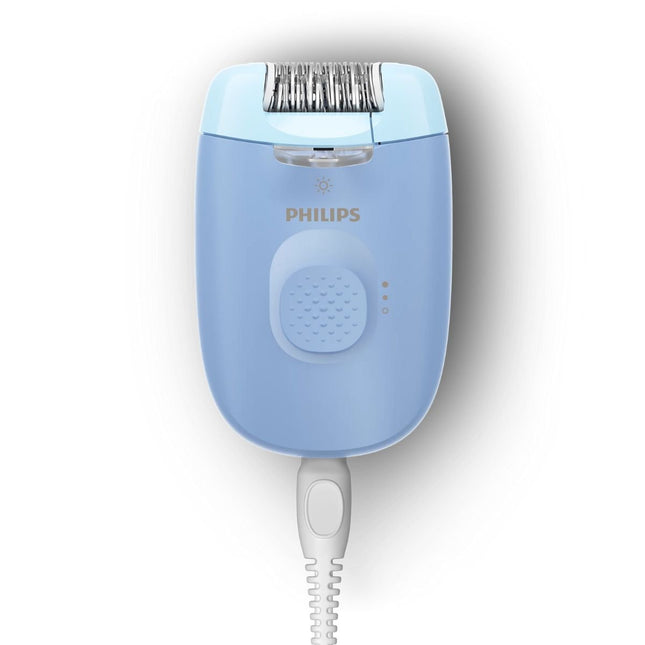 Philips Epilator Series 4000 Ενσύρματη Αποτριχωτική Συσκευή με 2 Ρυθμίσεις Ταχύτητας, Πλενόμενη Κεφαλή και Θήκη για Αποτρίχωση, Ξύρισμα & Απολέπιση BRE247/00