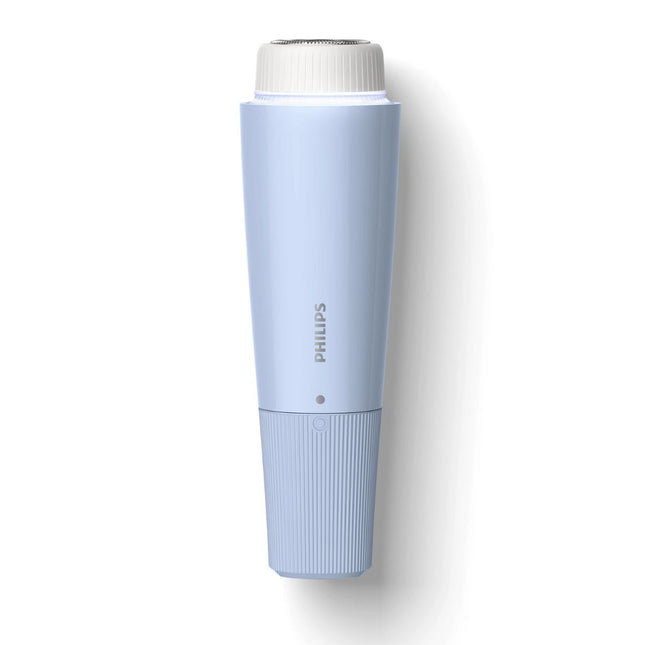 Philips Facial Hair Remover Series 5000 Συσκευή Αποτρίχωσης Προσώπου με Κυκλικό Φωτισμό & Αυτοακονιζόμενες Λεπίδες για Απαλό και Λείο Δέρμα με Υποαλλεργικό Πλέγμα BRR484/00 Μπλε