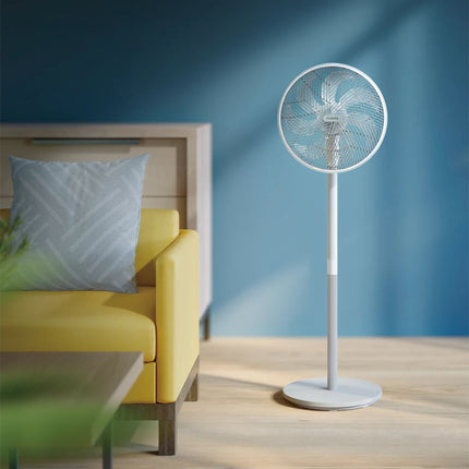 Philips Fan Series 2000 Επιδαπέδιος και Επιτραπέζιος Ανεμιστήρας 2 σε 1 με SilentWings, Εμβέλεια έως 30 m, 3 Ρυθμίσεις Ταχύτητας & Χρονοδιακόπτη CX2550/00 Άσπρο