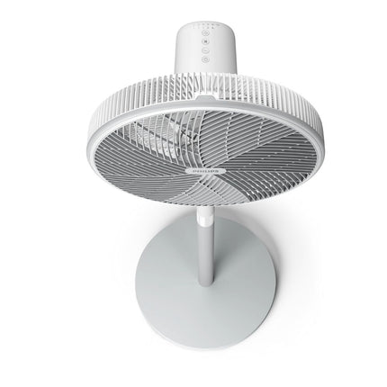 Philips Fan Series 2000 Επιδαπέδιος και Επιτραπέζιος Ανεμιστήρας 2 σε 1 με SilentWings, Εμβέλεια έως 30 m, 3 Ρυθμίσεις Ταχύτητας & Χρονοδιακόπτη CX2550/00 Άσπρο