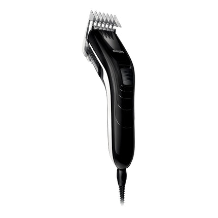 Philips Πλενόμενη Ηλεκτική Κουρευτική Μηχανή Μαλλιών με 11 Ρυθμίσεις Μήκους & Αυτοακονιζόμενες Λεπίδες QC5115/15 Μαύρο