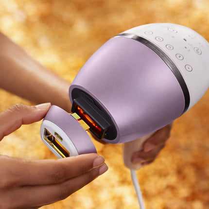 Philips Lumea IPL Series 8000 Συσκευή Αποτρίχωσης IPL με SenseIQ, 4 Εξαρτήματα, Ενσωματωμένο Φίλτρο UV & Αισθητήρα SmartSkin BRI947/00