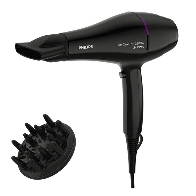 PHILIPS Ισχυρό Σεσουάρ Μαλλιών 2200W με Ιονική Λειτουργία & 6 Ταχύτητες