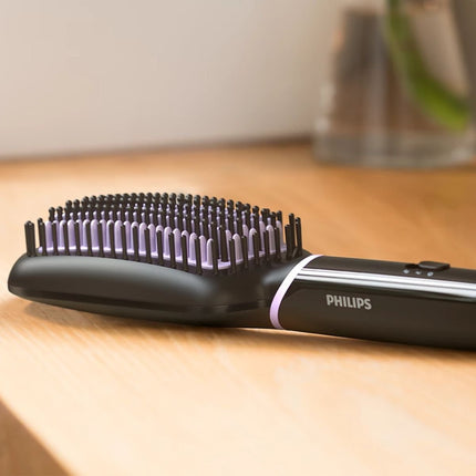 Philips StyleCare Θερμαινόμενη Βούρτσα Ισιώματος με ThermoProtect, Τριπλή Διάταξη Τριχών, 2 Ρυθμίσεις Θερμοκρασίας & Αυτόματη Απενεργοποίηση BHH880/00