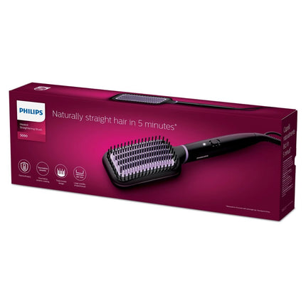 Philips StyleCare Θερμαινόμενη Βούρτσα Ισιώματος με ThermoProtect, Τριπλή Διάταξη Τριχών, 2 Ρυθμίσεις Θερμοκρασίας & Αυτόματη Απενεργοποίηση BHH880/00