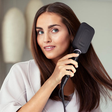 Philips StyleCare Θερμαινόμενη Βούρτσα Ισιώματος με ThermoProtect, Τριπλή Διάταξη Τριχών, 2 Ρυθμίσεις Θερμοκρασίας & Αυτόματη Απενεργοποίηση BHH880/00