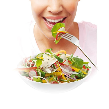 PHILIPS Viva Collection SaladMaker Πολυλειτουργικός Παρασκευαστής Σαλάτας 200W με 6 Δίσκους Κοπής & XL Στόμιο HR1388/80