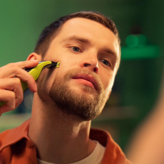 Philips OneBlade 360 5 σε 1 Επαναφορτιζόμενο Trimmer Προσώπου με Λεπίδα 360, Χτένα & Αυτονομία έως 60 Λεπτά QP2734/23