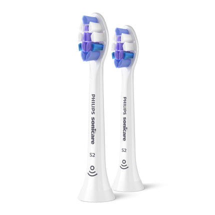 Philips Sonicare S2 Sensitive Κεφαλές Βουρτσίσματος για Ευαίσθητα Δόντια & Ούλα με Εξαιρετικά Μαλακές Τρίχες 2 Τεμάχια HX6052/87