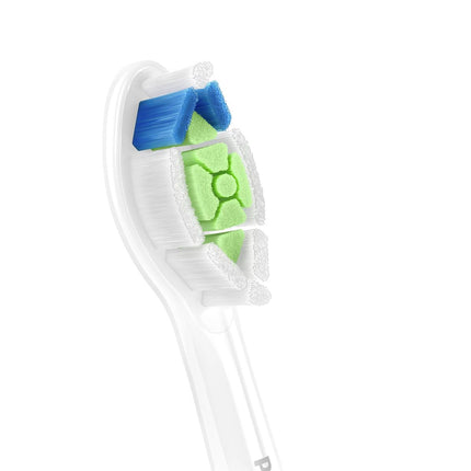 Philips Sonicare W2 Optimal White Κεφαλές Βουρτσίσματος Λεύκανσης για Αφαίρεση Κηλίδων & Πλάκας 2 Τεμάχια HX6062/87