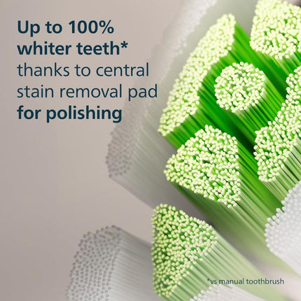 Philips Sonicare Optimal White Ανταλλακτικές Κεφαλές για Ηλεκτρικές Οδοντόβουρτσες 2 Τεμάχια (HX6062/87)