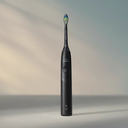 Philips Sonicare Series 5300 Επαναφορτιζόμενη Ηλεκτρική Οδοντόβουρτσα με Τεχνολογία Sonicare, Αισθητήρα Πίεσης και Αυτονομία έως 21 Ημέρες HX7101/02 Μαύρο