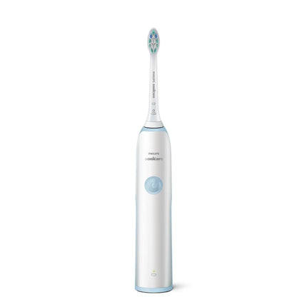 Philips Sonicare DailyClean 2100 Ηλεκτρική Οδοντόβουρτσα με Τεχνολογία Sonicare, QuadPacer, SmarTimer, 1 Λειτουργία Καθαρισμού και έως 31.000 Κινήσεις HX3212/03 Μπλε