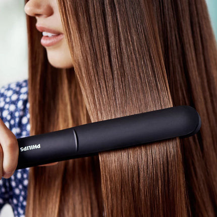Philips StraightCare Essential Ισιωτική Μαλλιών με 6 Ρυθμίσεις Θερμοκρασίας, Μακριές Πλάκες, Εκπομπή Ιόντων & ThermoProtect BHS378/00