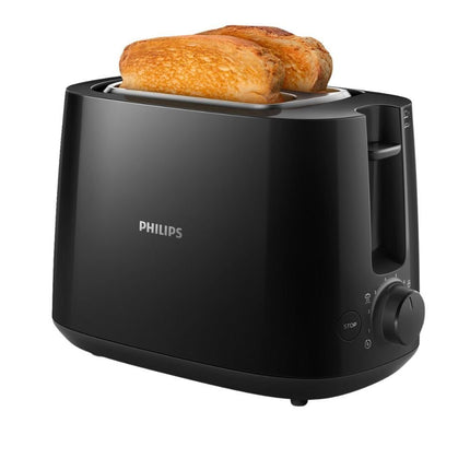 PHILIPS Daily Collection Φρυγανιέρα 830W με 2 Μεγάλες Υποδοχές & Ενσωματωμένη Σχάρα για Κρουασάν HD2581/90