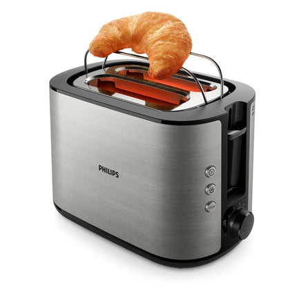 PHILIPS Viva Collection Φρυγανιέρα 950W Μεταλλική με Ευρύχωρες Υποδοχές & 8 Ρυθμίσεις για Απόλυτα Προσωποποιημένο Φρυγάνισμα HD2650/90