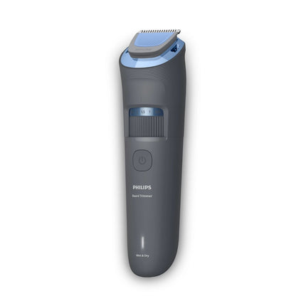 Philips Beard Trimmer Series 3000 Επαναφορτιζόμενο Τρίμερ Γενιών Wet & Dry με 20 Ρυθμίσεις Μήκους, Στρογγυλεμένες Λεπίδες, Αδιάβροχο και Αυτονομία έως 60 Λεπτά BT3617/15 Γκρι Σκούρο