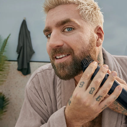 Philips Beard Trimmer Series 3000 Επαναφορτιζόμενο Τρίμερ Γενιών Wet & Dry με 40 Ρυθμίσεις Μήκους, Στρογγυλεμένες Λεπίδες και Αυτονομία άνω των 70 Λεπτών BT3620/15 Μαύρο