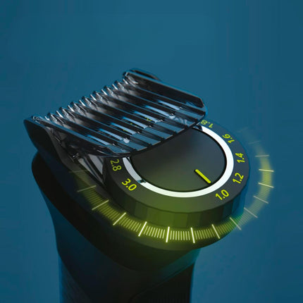 Philips All in One Trimmer Series 7000 13 σε 1 Επαναφορτιζόμενο Τρίμερ για Πρόσωπο, Μαλλιά και Σώμα με BeardSense 0,5 έως 16 mm Αυτονομία έως 120 MG7920/15 Λεπτά