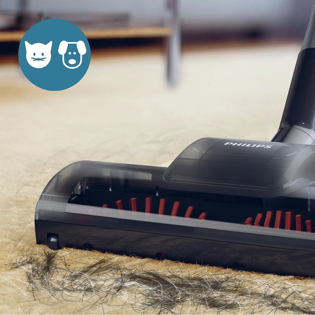 Philips PowerPro Compact Series 3000 Ηλεκτρική Σκούπα 900W Χωρίς Σακούλα για Κατοικίδια με Δοχείο Σκόνης 1.5L, Τεχνολογία PowerCyclone 5 & Φίλτρο Allergy H13 FC9334/09 Πράσινο