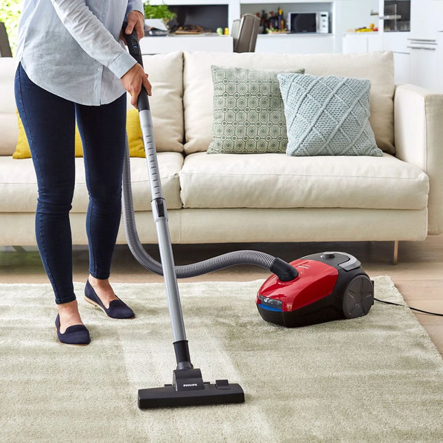 PHILIPS 2000 Series PowerGo Ηλεκτρική Σκούπα 900W με Σακούλα & Φίλτρο Αλλεργιών για Μέγιστη Απόδοση Καθαρισμού FC8243/09