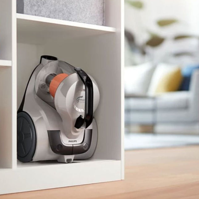 Philips Ηλεκτρική Σκούπα 750W Χωρίς Σακούλα με Κάδο 1.3L ,HEPA Φίλτρο & Μεγάλη Ακτίνα Δράσης XB1111/10 Άσπρο