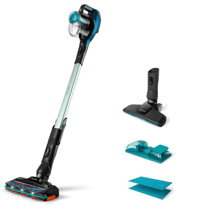 PHILIPS SpeedPro Aqua 3σε1 Ασύρματη Επαναφορτιζόμενη Σκούπα 21.6V για Σκούπισμα, Σφουγγάρισμα και Σκουπάκι σε Μία Συσκευή FC6728/01 Μπλε