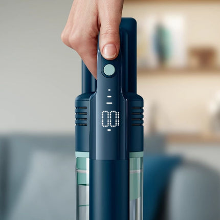 PHILIPS 5000 Series Ασύρματη Επαναφορτιζόμενη Σκούπα Stick 25.2V Aqua με LED Πέλμα & Εξάρτημα για Κατοικίδια XC5141/01 Μπλε