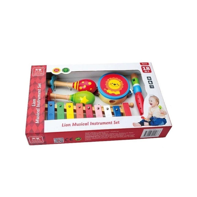 PHOOHI Πολύχρωμο Ξύλινο Μουσικό Σετ για Παιδιά, Ιδανικό για Μικρούς Μουσικούς!