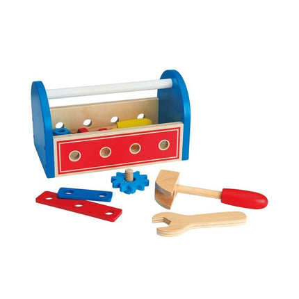 PHOOHI Ξύλινο Βαλιτσάκι με Εργαλεία, Εκπαιδευτικό Παιχνίδι για Μικρούς Μαστόρους