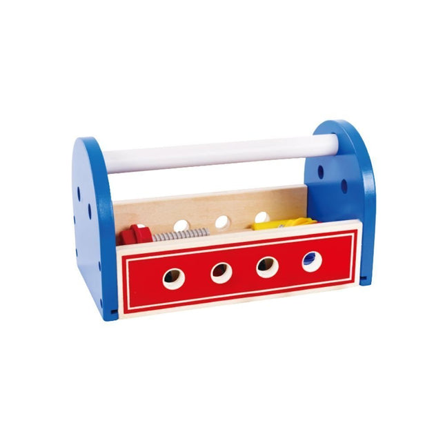 PHOOHI Ξύλινο Βαλιτσάκι με Εργαλεία, Εκπαιδευτικό Παιχνίδι για Μικρούς Μαστόρους