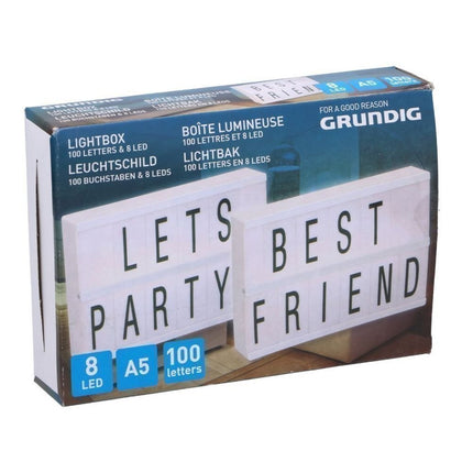 Grundig Πίνακας LED φωτιζόμενος A5 με γράμματα και σύμβολα