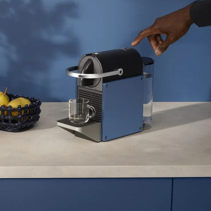 Nespresso Pixie Titan Redesign Καφετιέρα Espresso & Lungo για Κάψουλες, 19bar, Μπλε
