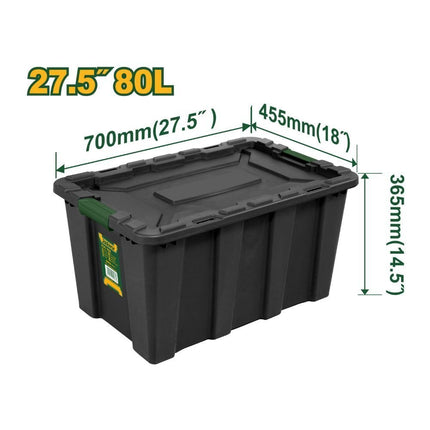 Jadever Πλαστικό Κουτί Αποθήκευσης 80L